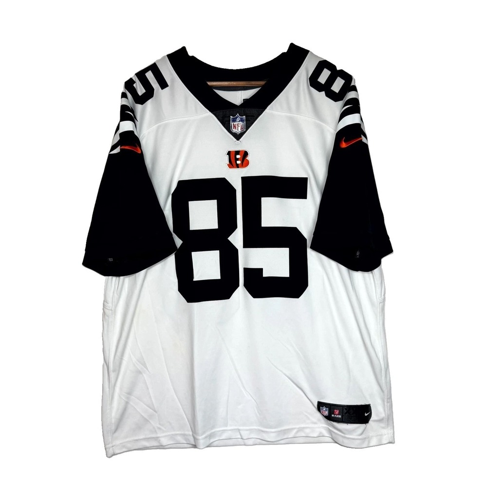 Cincinnati Bengals Tyler Eifert #85 Nike Jersey Men's 2XL White Black Sports
